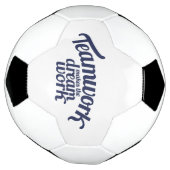 Het werk maakt van het droomwerk grafische tekst voetbal (Gedraaid)