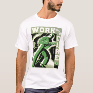 Het werk met Zorg 1937 WPA T-shirt