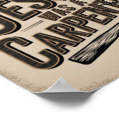 Het werk van Christus, Jezus was een timmerman Poster (Hoek)