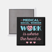 Het werk van de medisch-maatschappelijk werker is magneet (Voorkant / Achterkant)