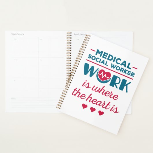 Het werk van de medisch-maatschappelijk werker is  planner (Display)