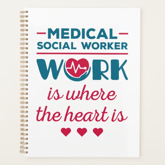 Het werk van de medisch-maatschappelijk werker is planner (Voorkant)