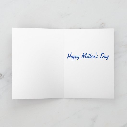 Het werk van een moeder kaart (Binnen)