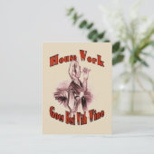 Het werk van het huis is het beste bij wijn briefkaart (Staand voorkant)