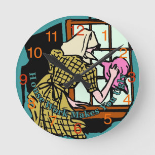 Het Werk van het huis maakt u Lelijke Klok