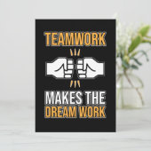 Het Werk van het team maakt de Waardering G van de Kaart (Staand voorkant)