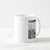 Het werk van het team maakt geheim koffiemok (Voorkant rechts)