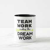 Het werk van het team maakt het werk van de Dream Mok (Midden)