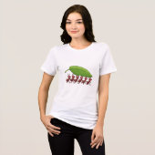 Het werk van het team maakt het werk van de Dream Tri-Blend Shirt (Voorkant volledig)