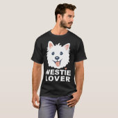 Het werk van Huis Westie Moeder Wit T-shirt (Voorkant volledig)
