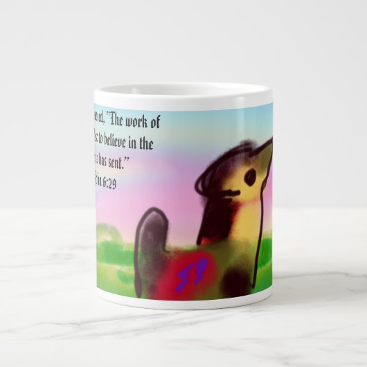 het werk van Jezus Grote Koffiekop (Voorkant)