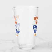 Het werk versus spel douanenaam glas (Links)