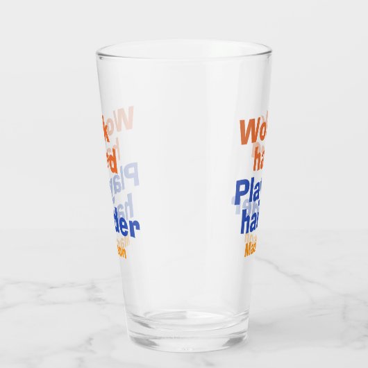 Het werk versus spel douanenaam glas (Rechts)