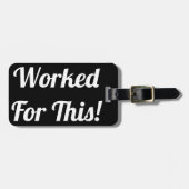 Het werk voor dit Bagagelabel (Voorkant horizontaal)