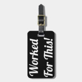 Het werk voor dit Bagagelabel (Voorkant verticaal)