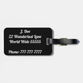 Het werk voor dit Bagagelabel (Achterkant horizontaal)