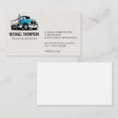 Het werk Vrachtwagenpictogram Visitekaartje (Voorkant / Achterkant)