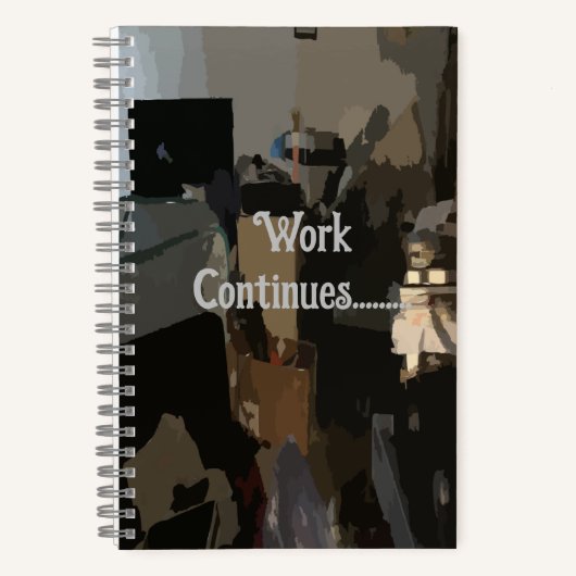 Het werk zet Spiral Notitieboek voort (Voorkant)