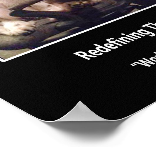 Het werken als een Poster van de Hond (Hoek)