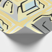 Het werken bij een Computer Wrapping Papier (Hoek)