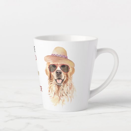Het werken hard voor Mijn Golden Retriever Latte Mok (Rechts)