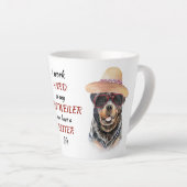 Het werken hard voor Mijn Rottweiler Latte Mok (Rechterhoek)