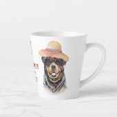 Het werken hard voor Mijn Rottweiler Latte Mok (Rechts)