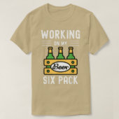 Het werken met mijn Si Pack Funny Beer Lover Drink T-shirt (Design voorkant)