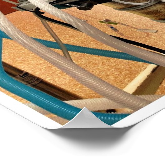 Het werkstation poster (Hoek)