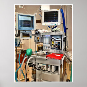 Het werkstation poster