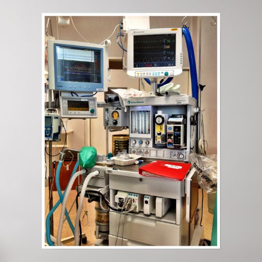 Het werkstation poster (Voorkant)