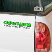 Het werkt alleen als je dat doet! bumpersticker (Op Truck)