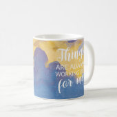 Het werkt altijd goed voor me bij de mok van koffi (Voorkant rechts)