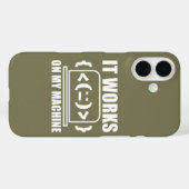 Het Werkt Op Mijn Computer Grappige Coder en Progr Case-Mate iPhone Case (Achterkant (horizontaal))