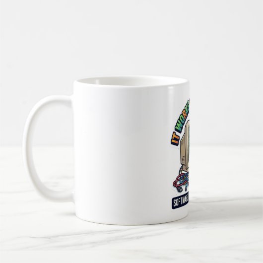 Het Werkt Op Mijn Computer - Software Engineer Pro Koffiemok (Links)