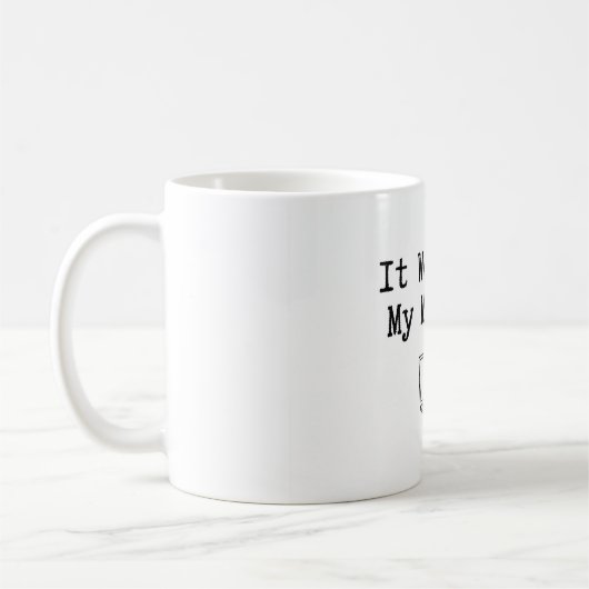 Het Werkt Op Mijn Machine Coder T-shirt Koffiemok (Links)
