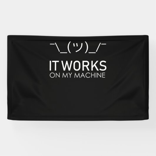 Het werkt op mijn machine - Programmering Spandoek (Horizontaal)