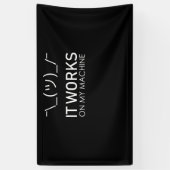 Het werkt op mijn machine - Programmering Spandoek (Verticaal)