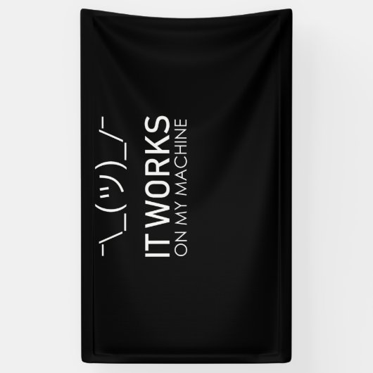 Het werkt op mijn machine - Programmering Spandoek (Verticaal)