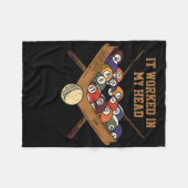 Het werkte in mijn hoofdbiljarten en gaf 8-band po fleece deken (Voorkant (Horizontaal))