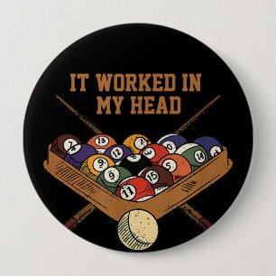 Het werkte in mijn hoofdbiljarten en gaf 8-band po ronde button 4,0 cm