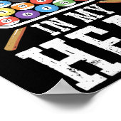 Het werkte in m'n hoofd grappige pool Billiards Pl Poster (Hoek)