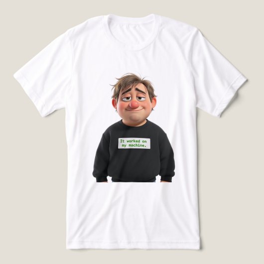 Het werkte op mijn machine Developer Burnout T-shi Tri-Blend Shirt (Design voorkant)