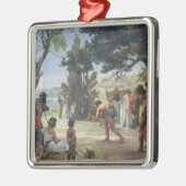 Het werpen van de Discus, 1875 Metalen Ornament (Links)
