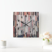 Het werpen van de Muur van Boeken Vierkante Klok (Huis)