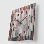 Het werpen van de Muur van Boeken Vierkante Klok (Hoek)