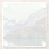 Het werpen zich in het Ijs Glazen Onderzetter (Achterkant)