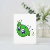 Het wervelen groene kiko briefkaart (Staand voorkant)