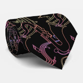 Het wervelende Stropdas van de Jazz van de (Opgerold)