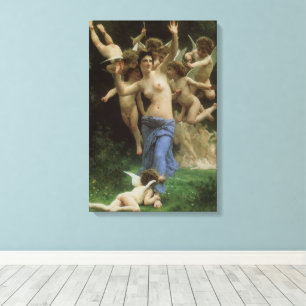 Het Wespennest door William Adolphe Bouguereau Canvas Afdruk